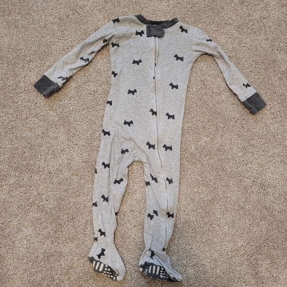 Honest Baby Clothing Zip Up Pajamas Size 18 Months - Picture 2 of 5